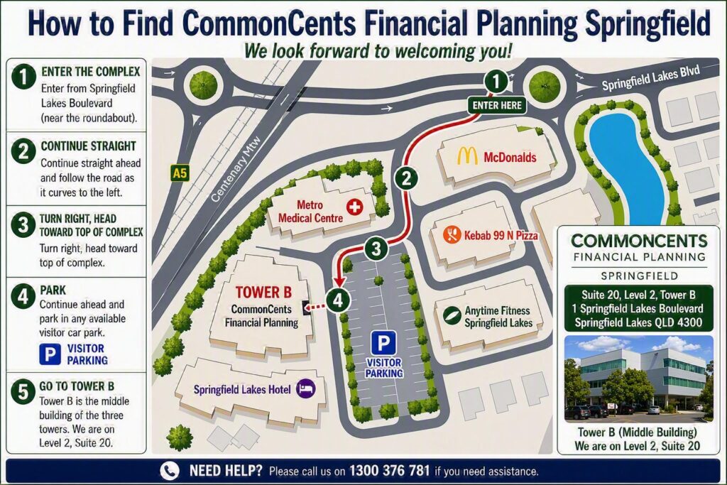 How to find CommonCents Financial Planning Springfield